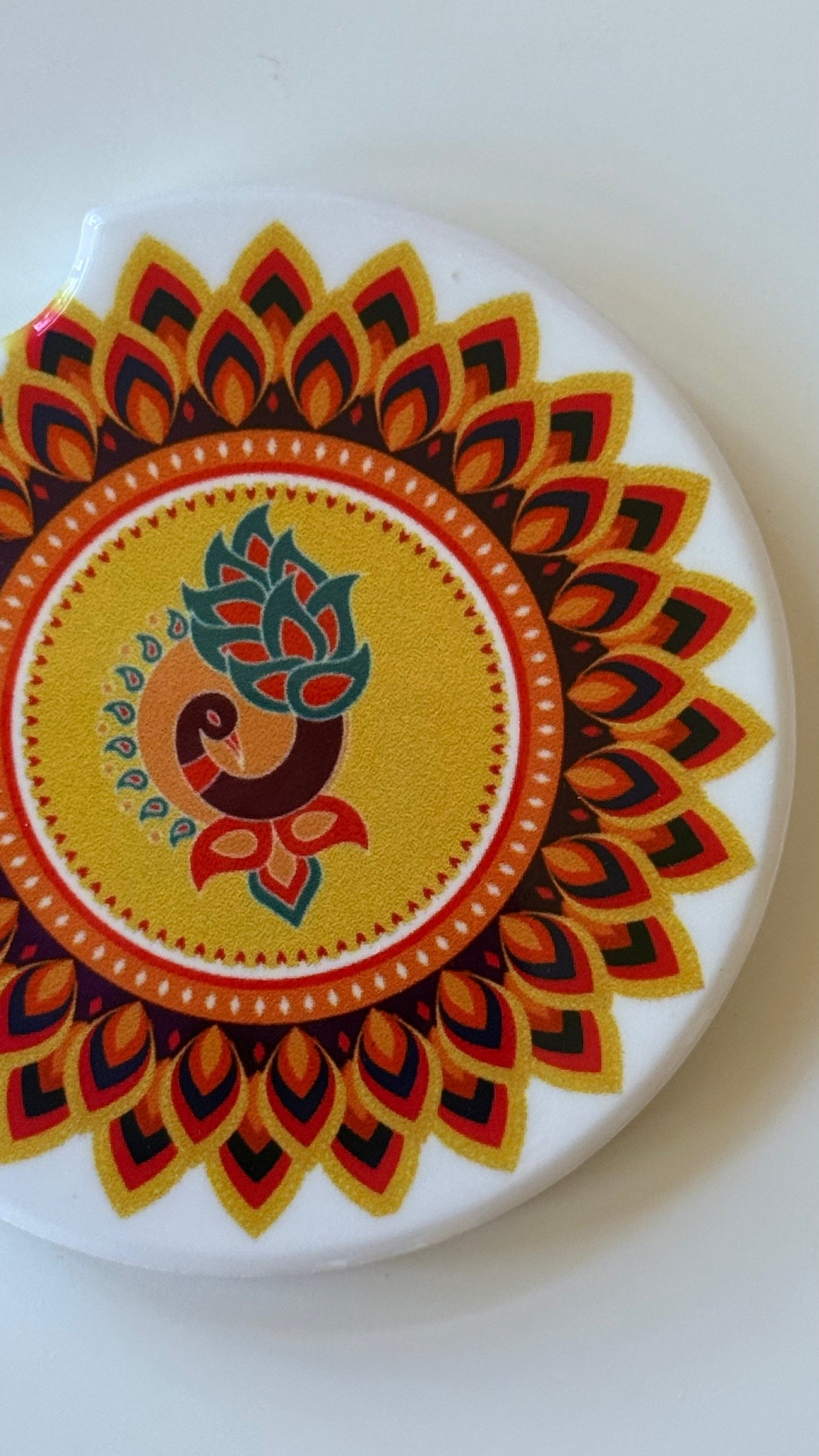 White Palette Coaster Collection – Color Your Style