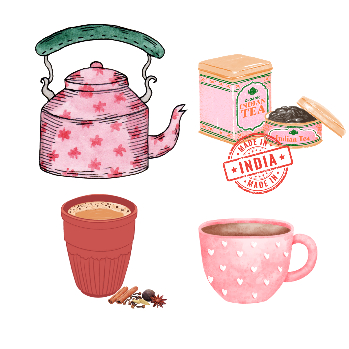 Chai Lover Coasters