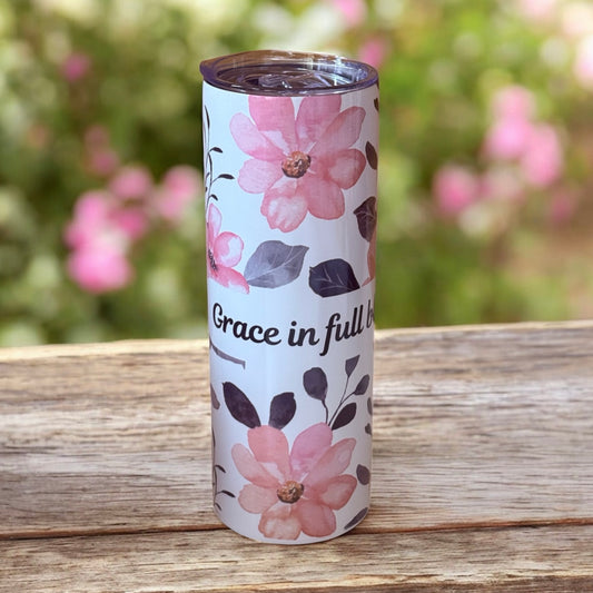 Grace in full bloom - Tumbler