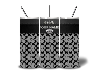 🖤 Personalized Signature City Tumbler