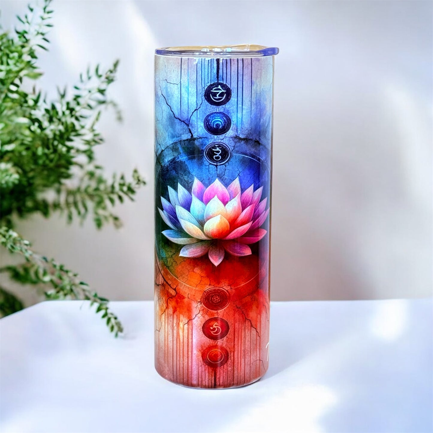Chakra Lotus Spiritual Tumbler