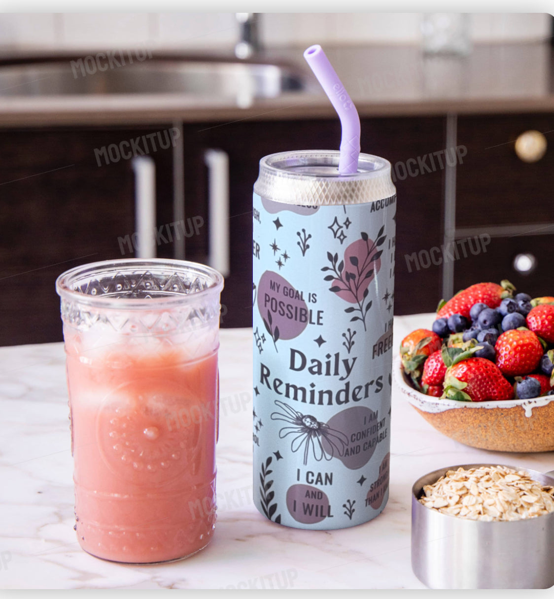 Daily Reminders – Stainless Steel Tumbler