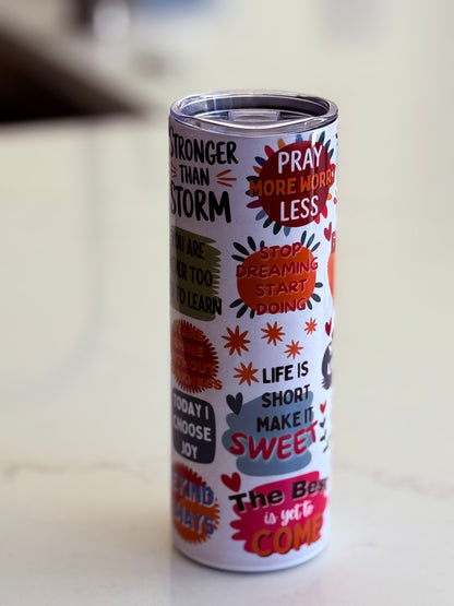 Yes you can do it - Motivation Custom Tumbler -– New Arrival!