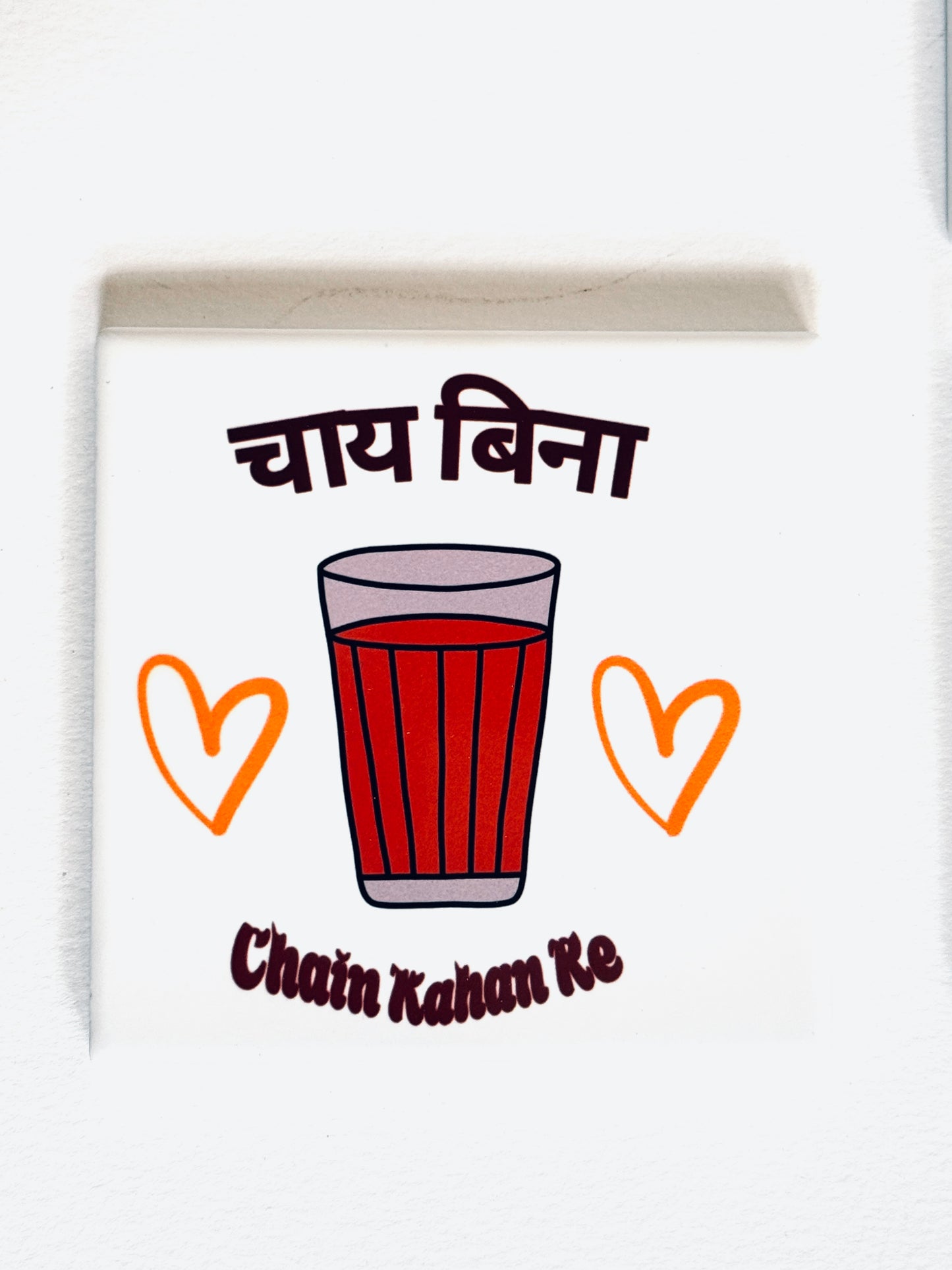 Chai Lover Ceramic Coasters