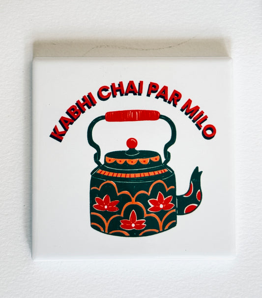Chai Lover Ceramic Coasters