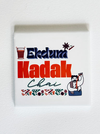 Chai Lover Ceramic Coasters