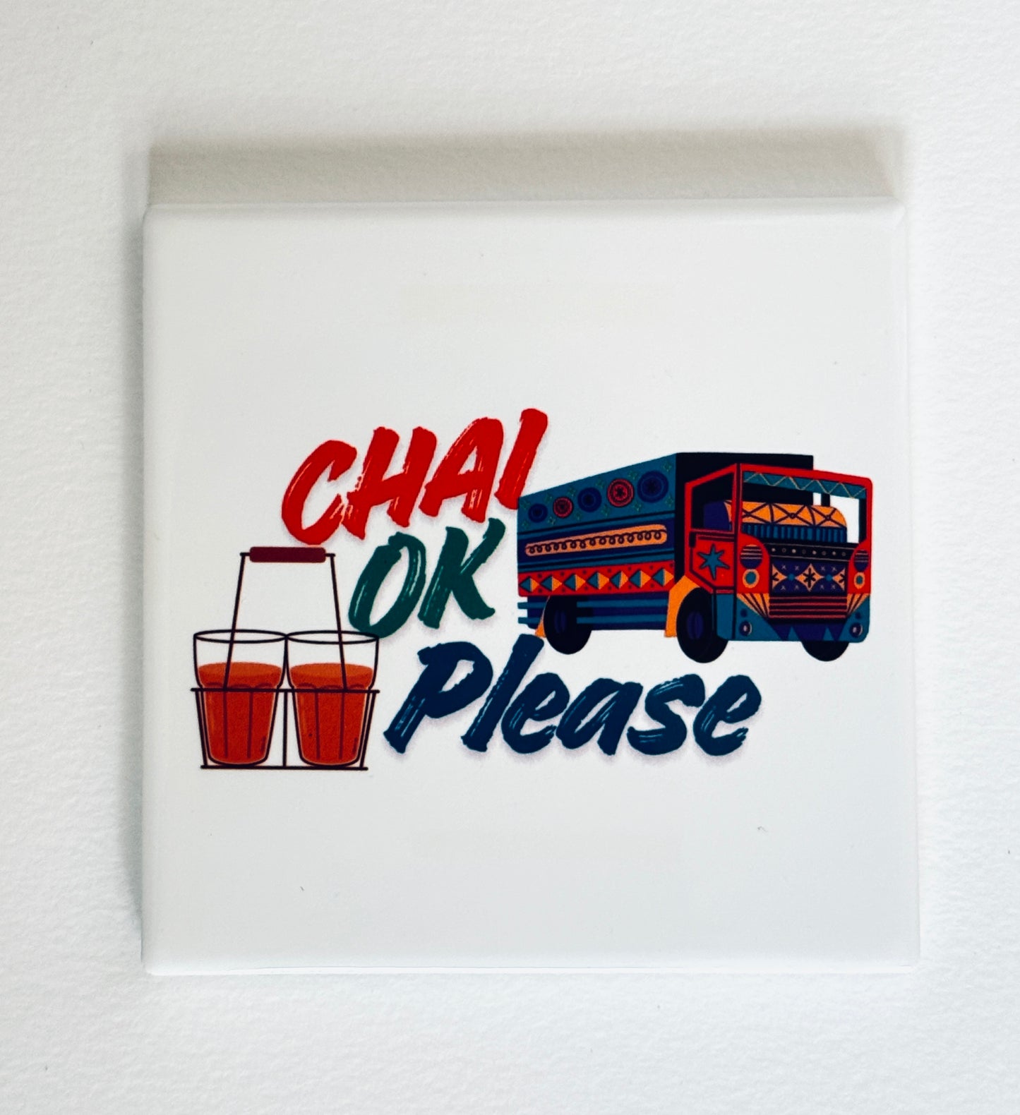 Chai Lover Ceramic Coasters