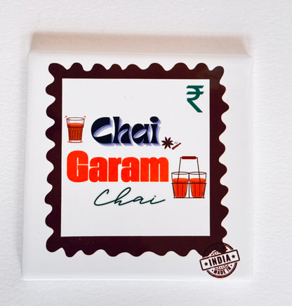 Chai Lover Ceramic Coasters