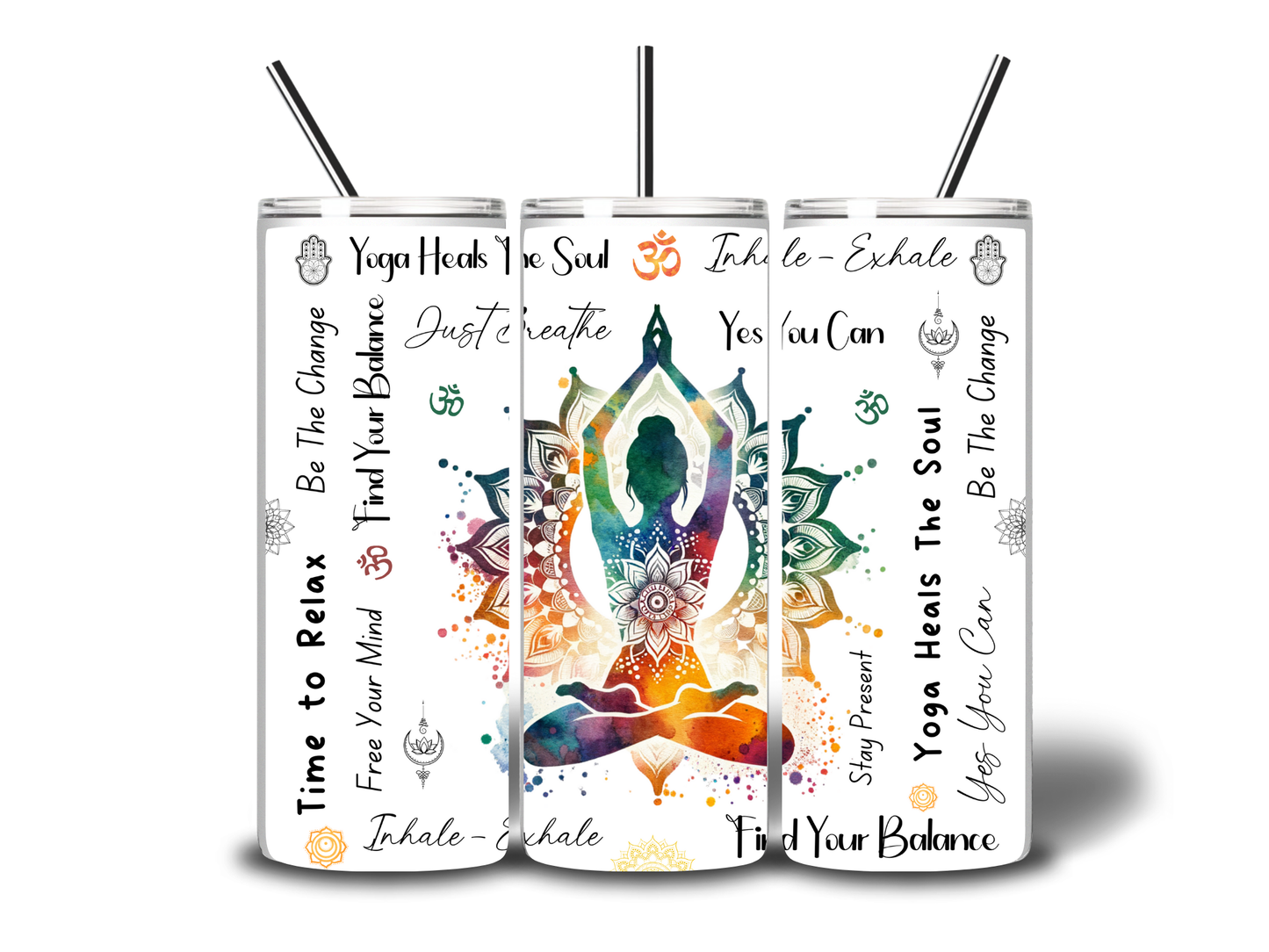Yoga Affirmation Tumbler